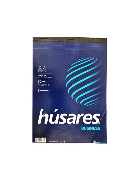 Block  A4 Rayado 80hj Husares 6336 Rch01(b24)