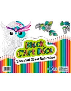 Block Oficio C Art Deco 99104-99105 Alfa-gloss -b60-