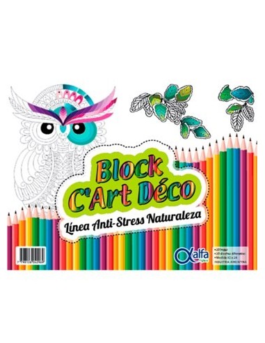 Block Oficio C Art Deco 99104-99105 Alfa-gloss -b60-