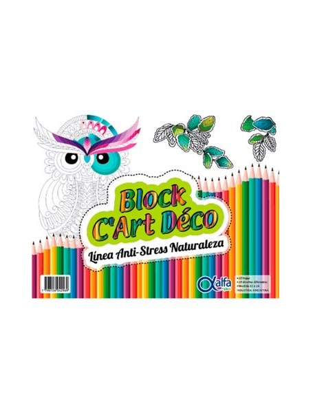 Block Oficio C Art Deco 99104-99105 Alfa-gloss -b60-