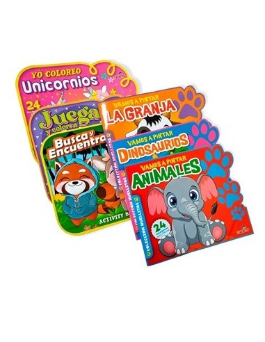 Libro Animalitos Para Colorear Troquelados Pedrito