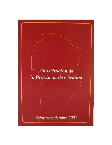 Constitucion De La Pcia De Cordoba Mawis -b12-