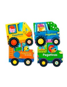 Libro Construye Vehiculos Con Stickers Lev01