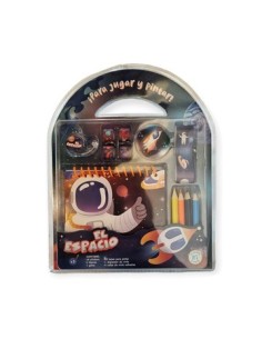 Libro Jugar Y Pintar C-accesorios El Espacio-unicornio 01 Och01