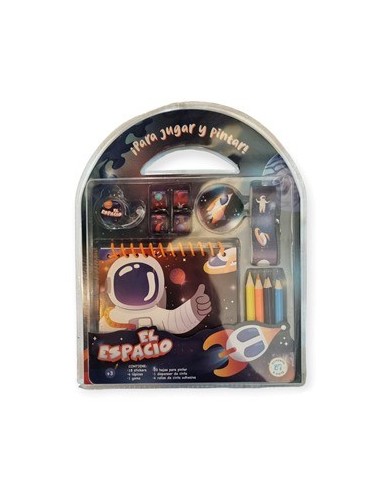 Libro Jugar Y Pintar C-accesorios El Espacio-unicornio 01 Och01