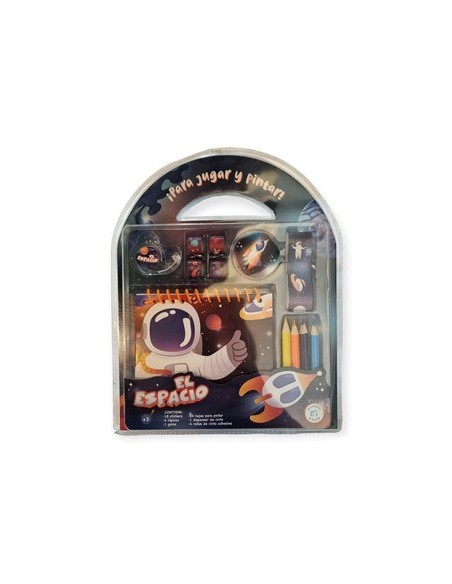 Libro Jugar Y Pintar C-accesorios El Espacio-unicornio 01 Och01