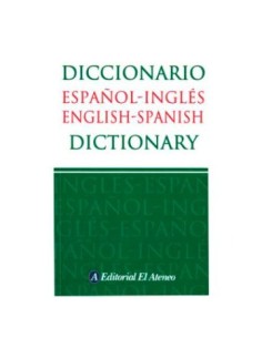 Diccionario Espanol - Ingles 1971 Ateneo -b12-