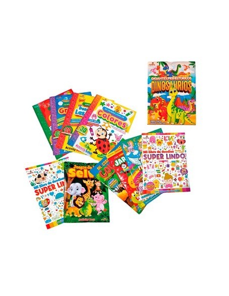 Libro Grande Actividades Surt -fluo- 23x31 1000-5000-3100 Pedrito