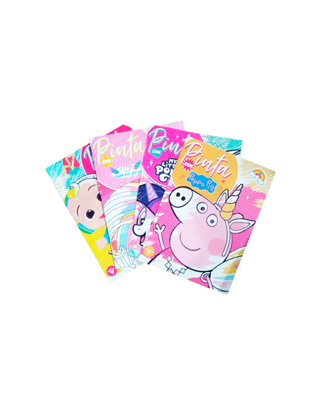 Libro P-pintar Con Paw Patrol-la Granja-unicornio 5555-5556-5560 Spl01
