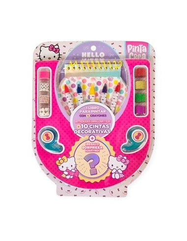 Libro P/pintar Pinta Y Crea C/crayones + Stickers + Cintas + Sorpresa 6495 Ev01