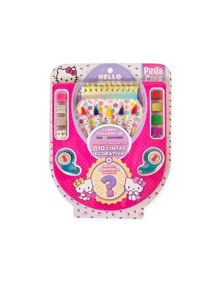 Libro P/pintar Pinta Y Crea C/crayones + Stickers + Cintas + Sorpresa 6495 Ev01