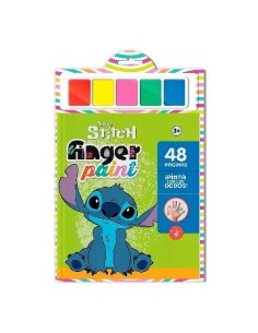 Libro P-pintar Con Los Dedos Stitch 48 Paginas 6304 6369 Ev01