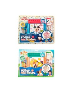 Libro P-pintar C-rollo De Papel + 4 Crayones + Stickers Avengers-la Granja-mickey 5979-5980-6098 Ev01