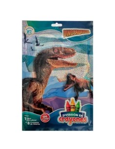 Libro P-pintar Sobre Diversion  C-crayones Unicornio-dinosaurio 0005 Och01