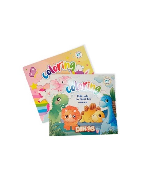 Libro Coloring Dinos-unicornios Och01 -b120-