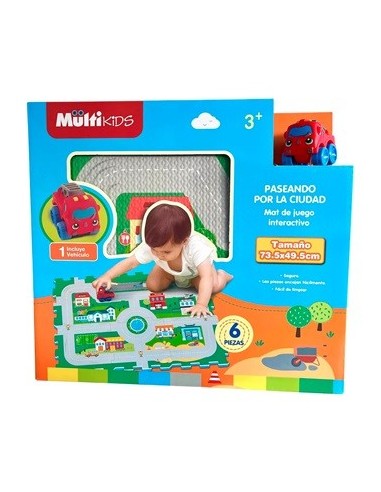 Alfombra 73 5x48 5cm Didactica C- Auto Granja-ciudad 92100-92101 Bm01