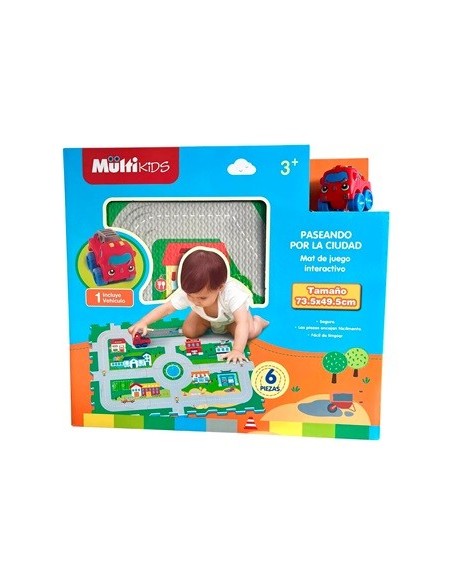 Alfombra 73 5x48 5cm Didactica C- Auto Granja-ciudad 92100-92101 Bm01