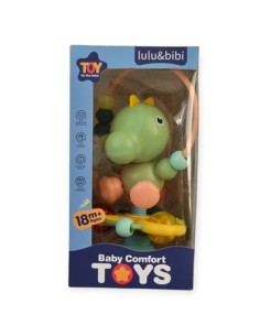 Dinosaurio 16cm Didactico C-sonajero Y Ventosa 26236 Col01