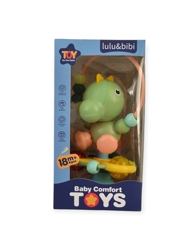 Dinosaurio 16cm Didactico C-sonajero Y Ventosa 26236 Col01