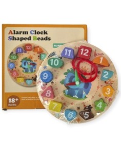 Reloj 18cm Madera P-encastrar En Caja 26215 Col01