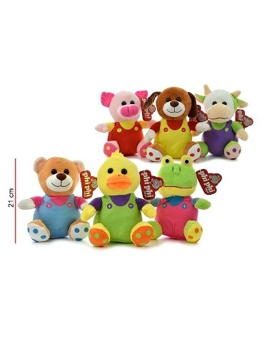 Animales 20cm Sentados Coloridos Mod  Surt  5398-5401-5403-5404 Phi Phi