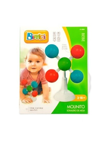 Molinito Sonajero De Mesa Caja Bimbi 01-0053 Dim05