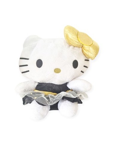 Kitty 20cm Estrellas Negro-rosa Tan01