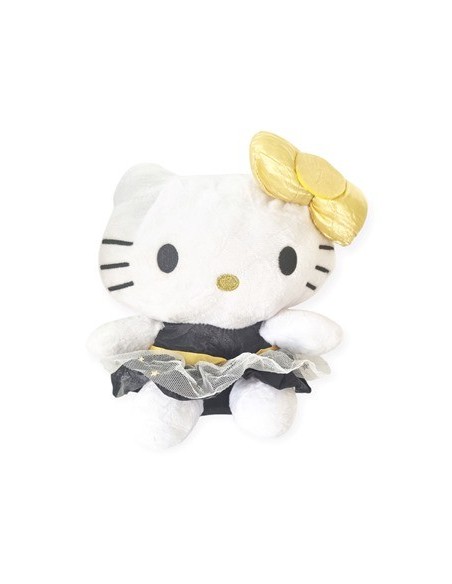 Kitty 20cm Estrellas Negro-rosa Tan01