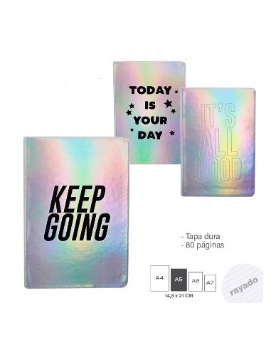 Cuaderno 15x21 T- Metalizada 15050-15445 Trendy Tar02