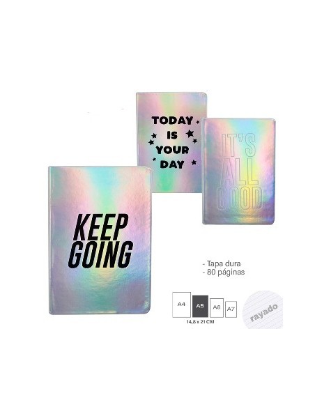 Cuaderno 15x21 T- Metalizada 15050-15445 Trendy Tar02