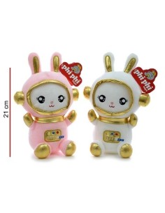 Conejo 23cm Astronauta Rosa/blanco 5440 Phi Phi