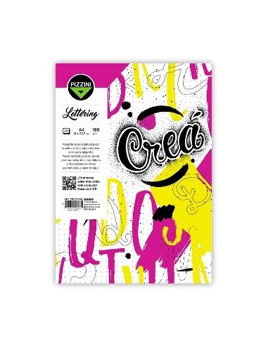 Block Dibujo A5 Lettering 30hjs 180grs Pbletx30e Pz01 -b1-
