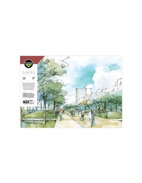 Block Dibujo A4 Liso 30hjs 150grs Pbdisx30a Pz01
