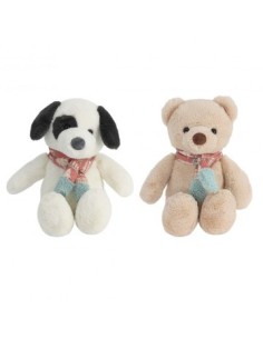 Perro-oso 32cm Parado C-bufanda 820662 Wd02