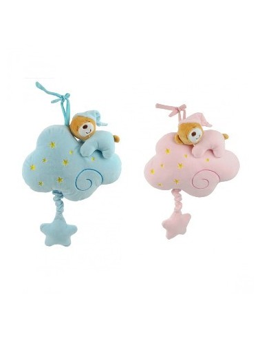 Cunero 20cm Nube C-oso Dormilon Rosa--celeste 52813 Wd02