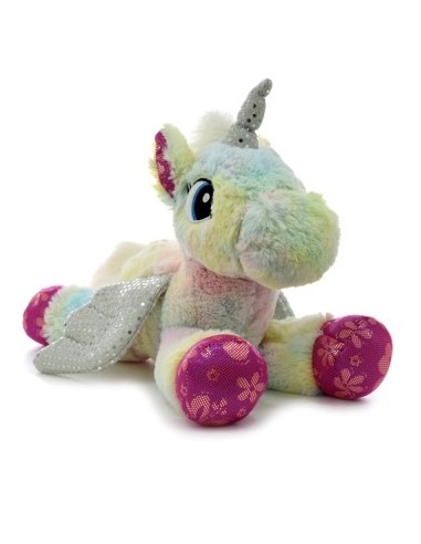 Unicornio 37cm 13 Pulg Acostado C-alas Pastel 82207 Wt206o Wd02