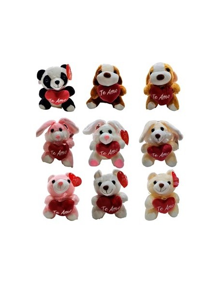 Animales 17 5cm C-corazon Te Amo-te Quiero P-colgar 1h-43027-12 Wd02 -e-