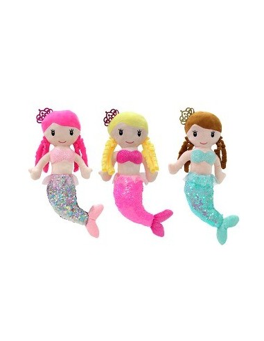 Sirena 37cm Lentejuelas-brillo 80661 80187sequin Wt409b Wd02