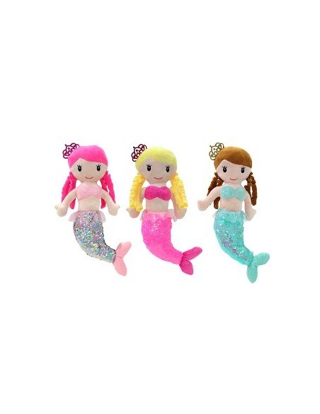 Sirena 37cm Lentejuelas-brillo 80661 80187sequin Wt409b Wd02