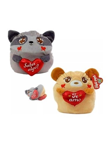 Animales 23cm Reversible C-corazon Te Amo 2725 Phi Phi -e-