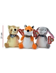 Animales 21cm C-bandana Zorro-conejo-zuricata 1673 Phi Phi