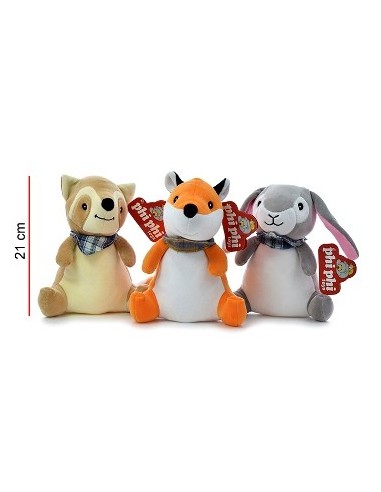 Animales 21cm C-bandana Zorro-conejo-zuricata 1673 Phi Phi