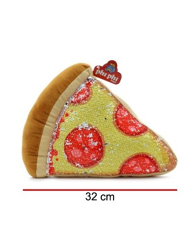 Almohada 30cm Porcion De Pizza C-lentejuelas 7971 Phi Phi