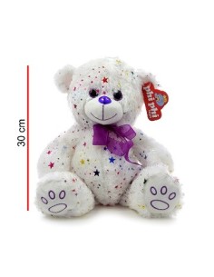 Oso 30cm Blanco C-estrellitas 4154 Phi Phi