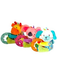 Sonajero 15cm Animales C-mordillo 509610 Wt3052 Wd02