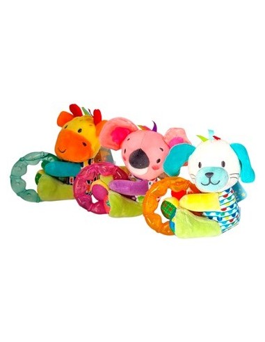 Sonajero 15cm Animales C-mordillo 509610 Wt3052 Wd02