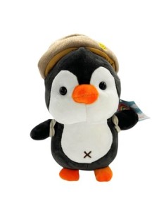 Pinguino 20cm Parado C-gorro Y Mochila 613733 Wd02