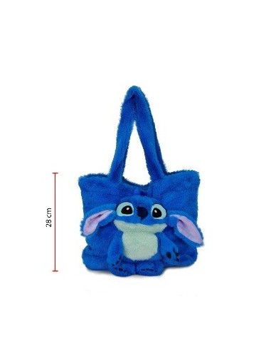 Bolso Stitch Azul 28cm St029 Phi Phi