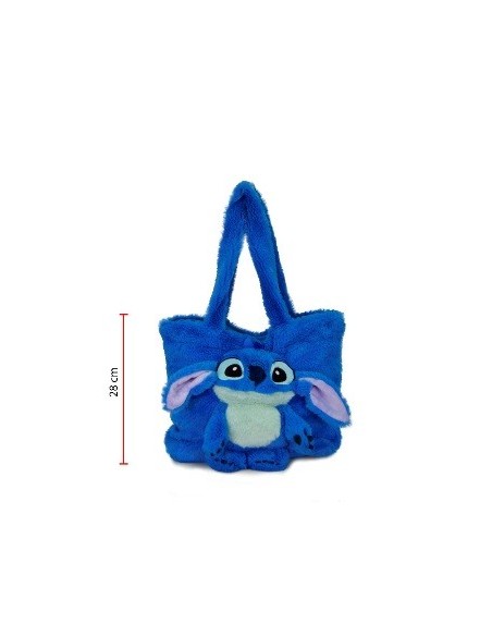 Bolso Stitch Azul 28cm St029 Phi Phi