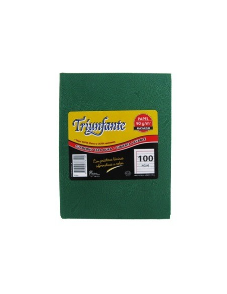 Cuaderno 96/100hj T/d Ray Arana Verde 376122 Triunfante Tec02 (b5)
